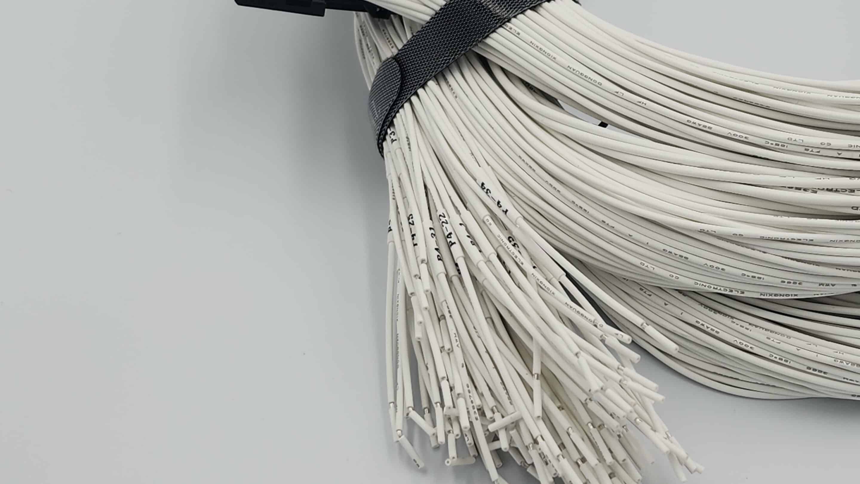 Boostec ProXtreme cable bundle with labels on light grey background.