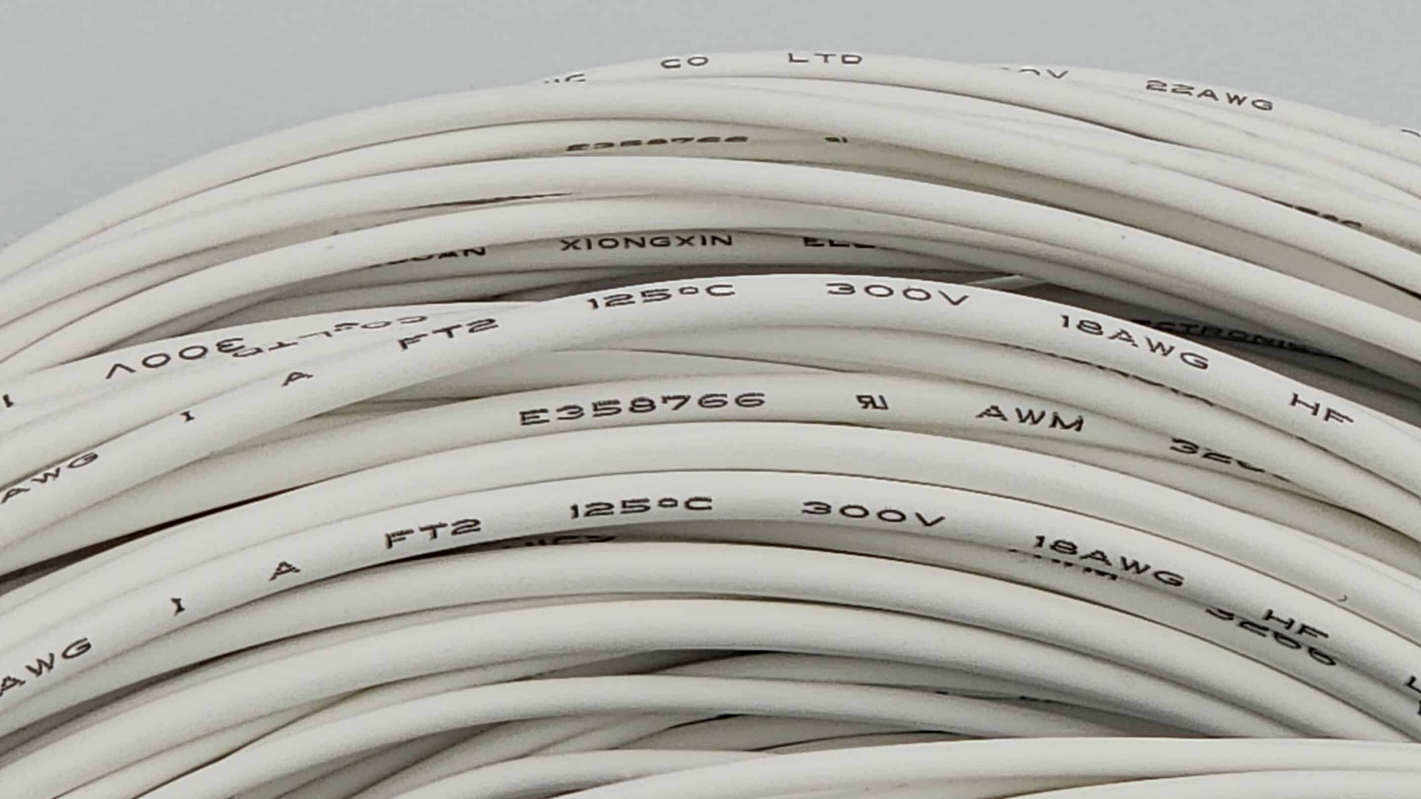 Boostec ProXtreme cable set with specs on type, temperature, voltage.