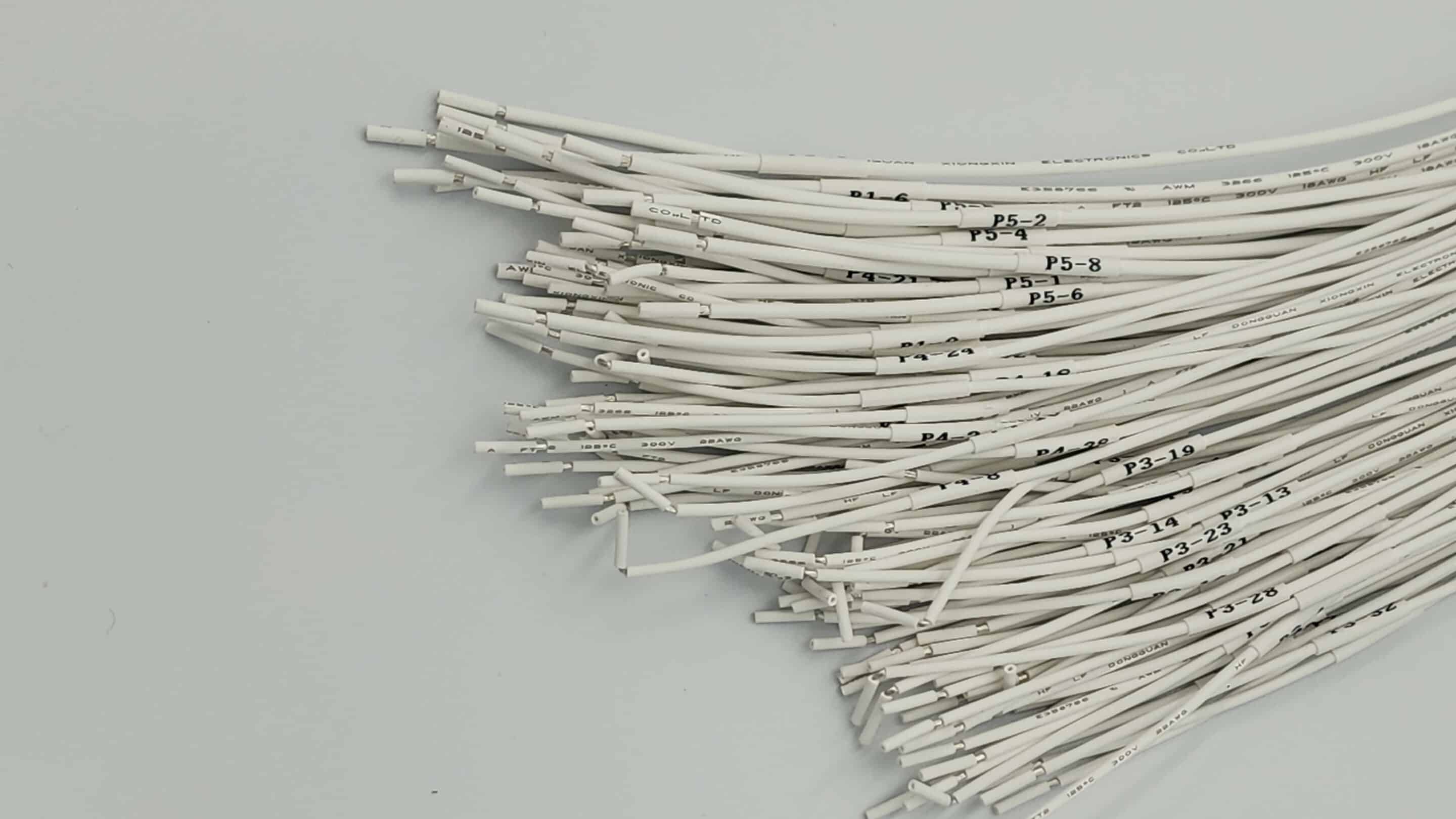 Boostec ProXtreme cable bundle with labels on gray background.