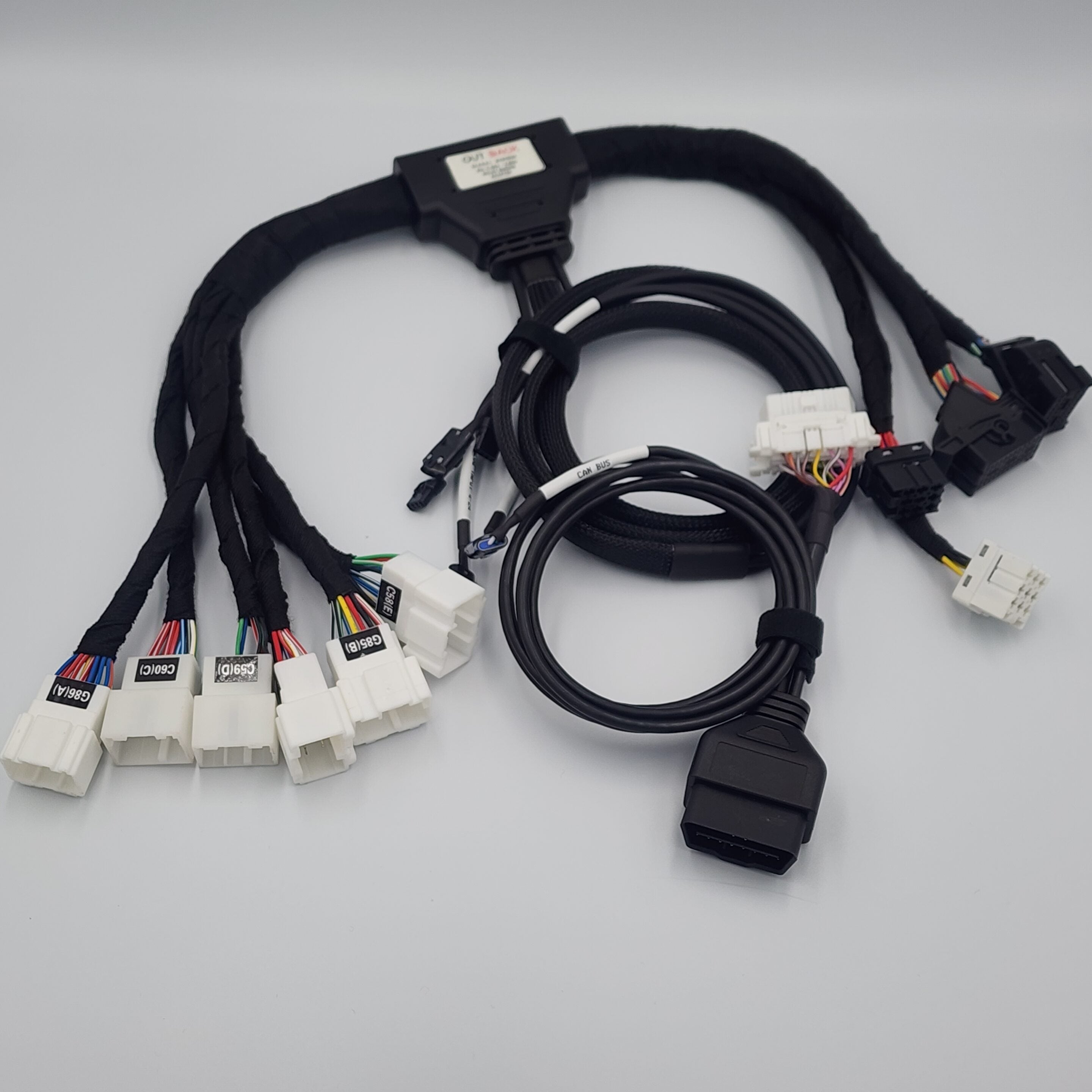 20240423_171354 Outback Diesel Systems wiring harness with connectors and adapter.