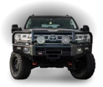 Front view of Toyota Land Cruiser