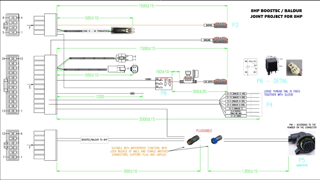 TCU 8hp sensor boards