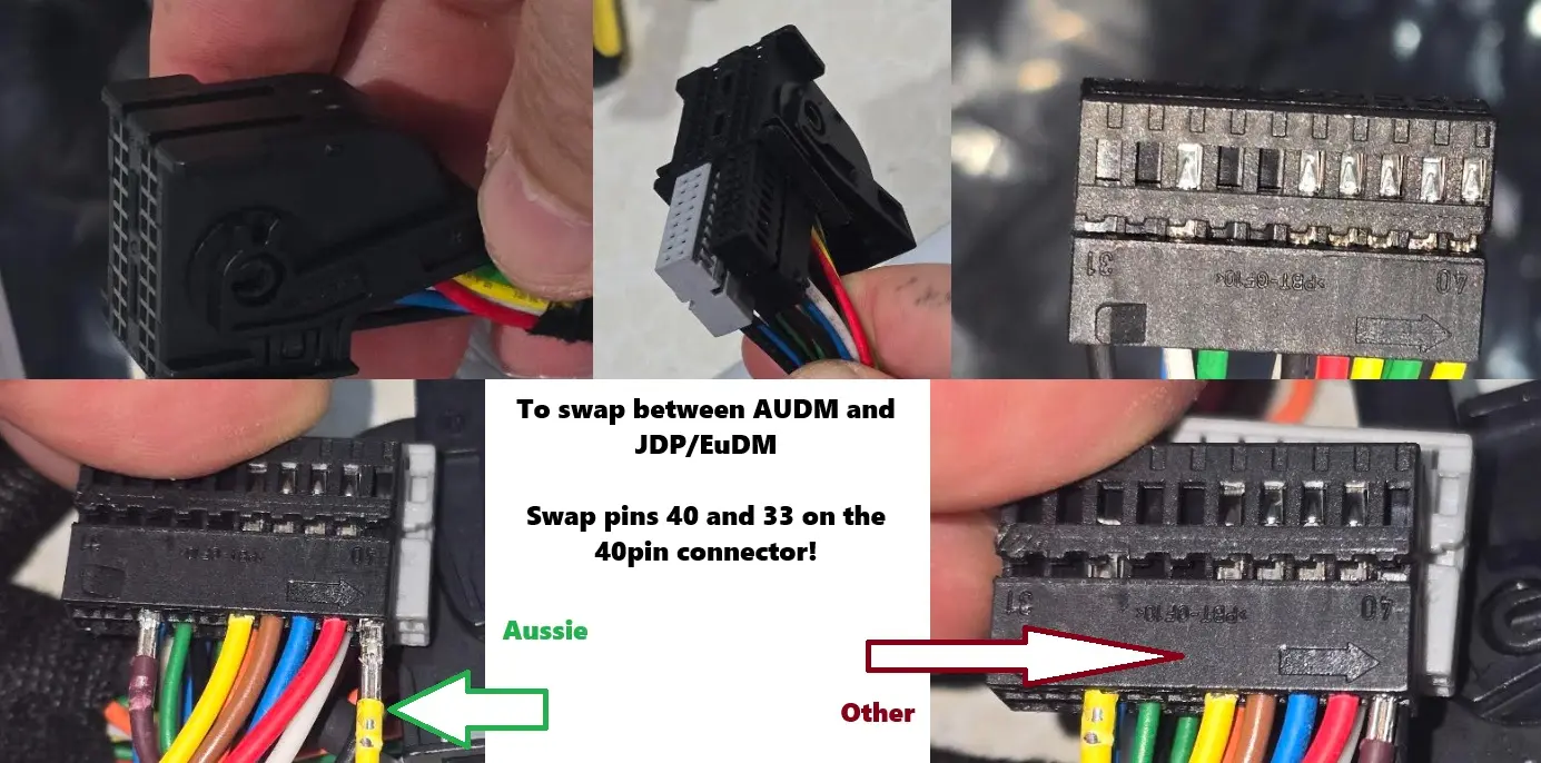 AUDM pin swap